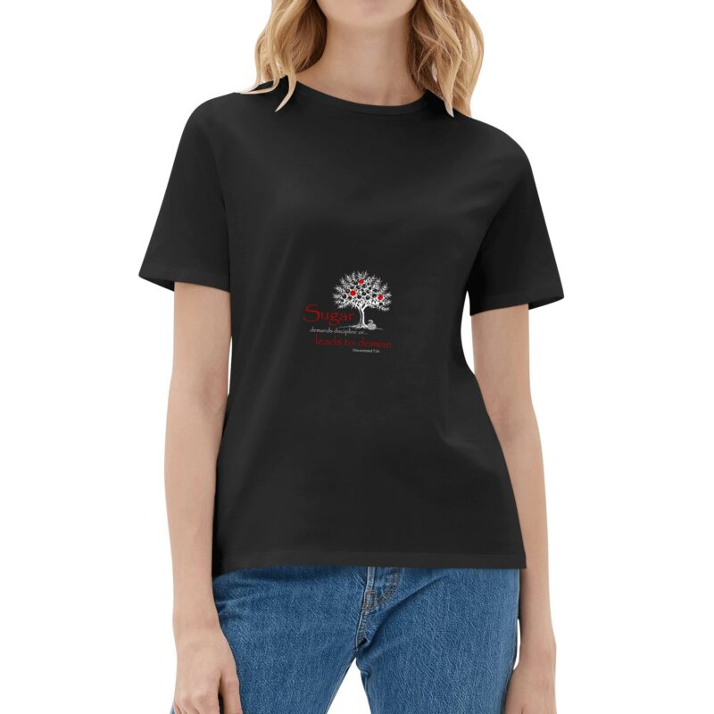 Women's Cotton Front & Back Printing T Shirt