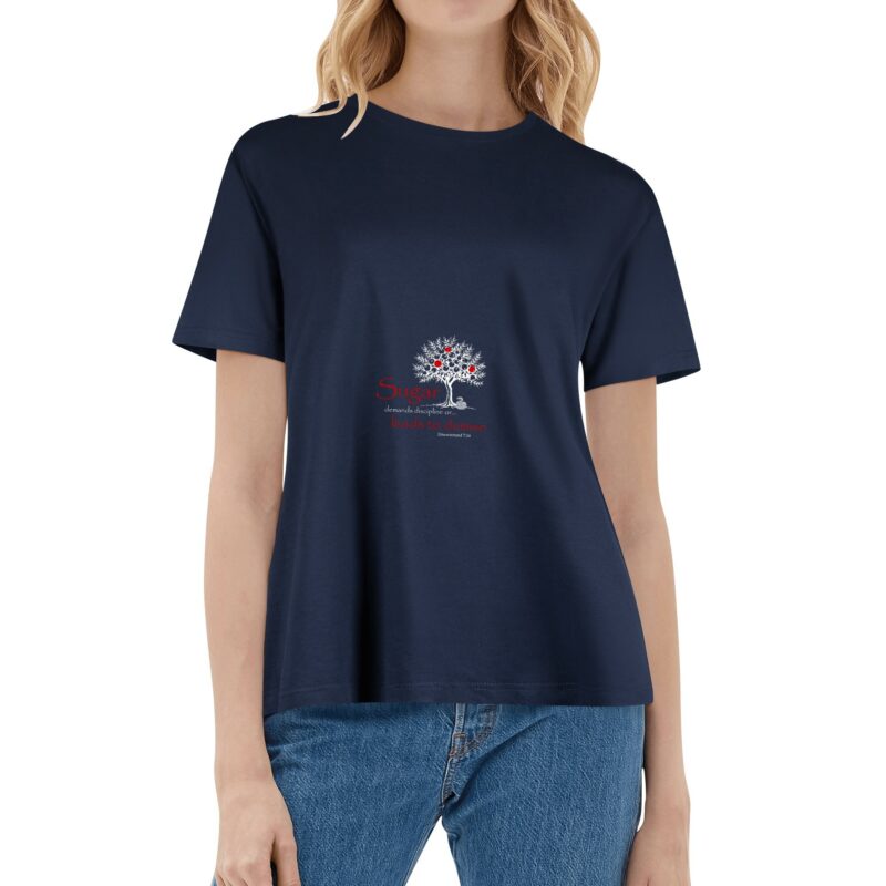 Women's Cotton Front & Back Printing T Shirt - Image 6