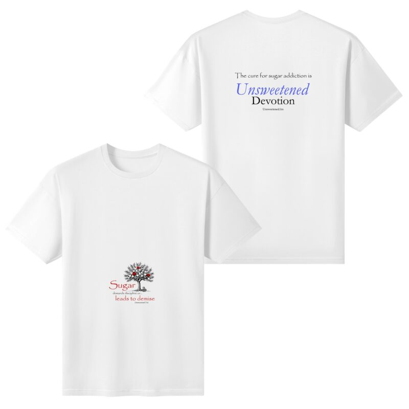 Women's Cotton Front & Back Printing T Shirt - Image 3