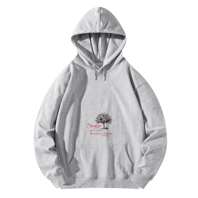 Unisex Front & Back Printing Cotton Hoodie - Image 13