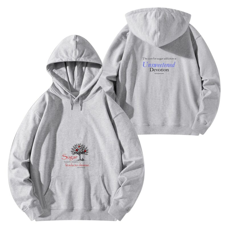 Unisex Front & Back Printing Cotton Hoodie - Image 8