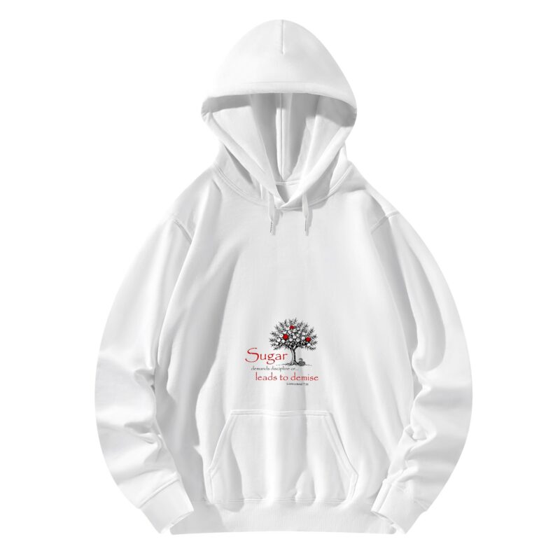 Unisex Front & Back Printing Cotton Hoodie - Image 6