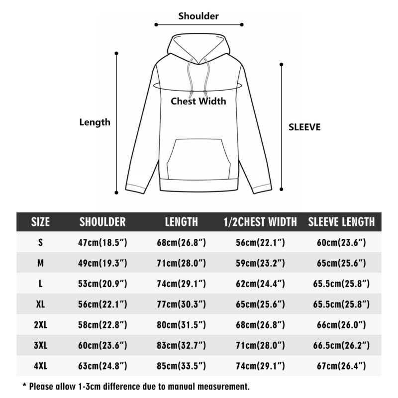 Men's Lightweight All Over Print Hoodie - Image 6
