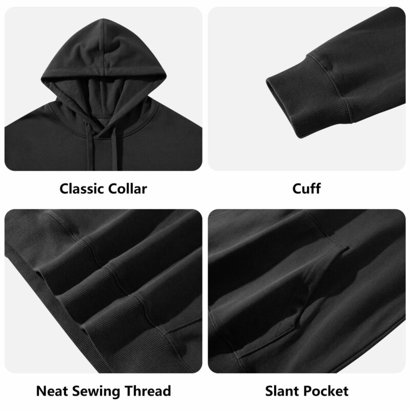 Unisex Front & Back Printing Cotton Hoodie - Image 18